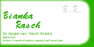 bianka rasch business card